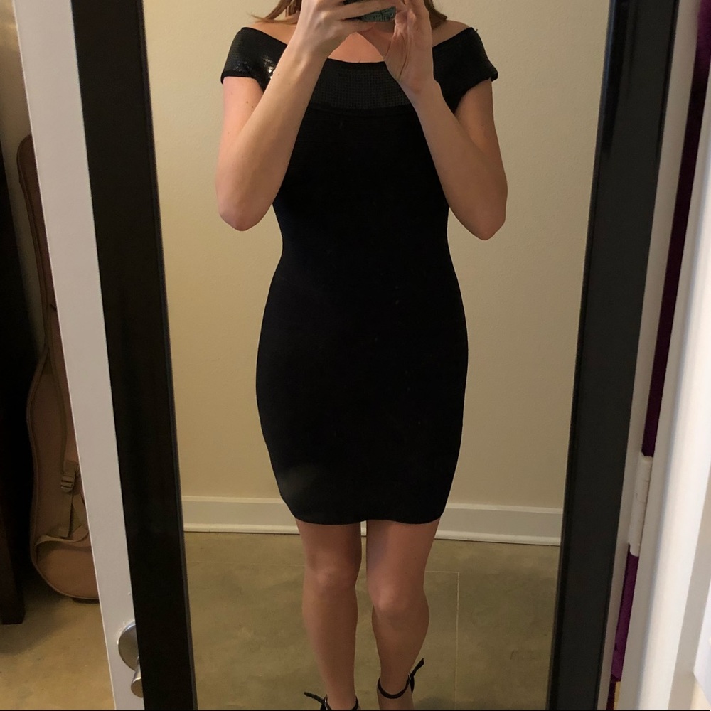 Sequin bandage dress